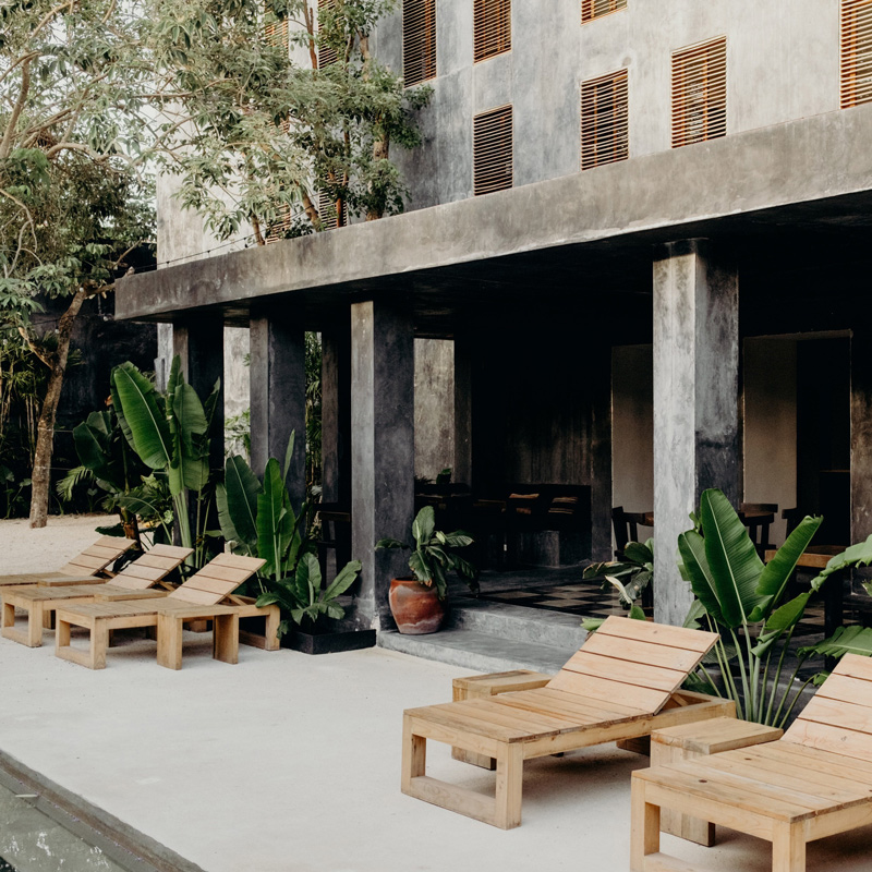 casa pueblo hotel tulum mexique