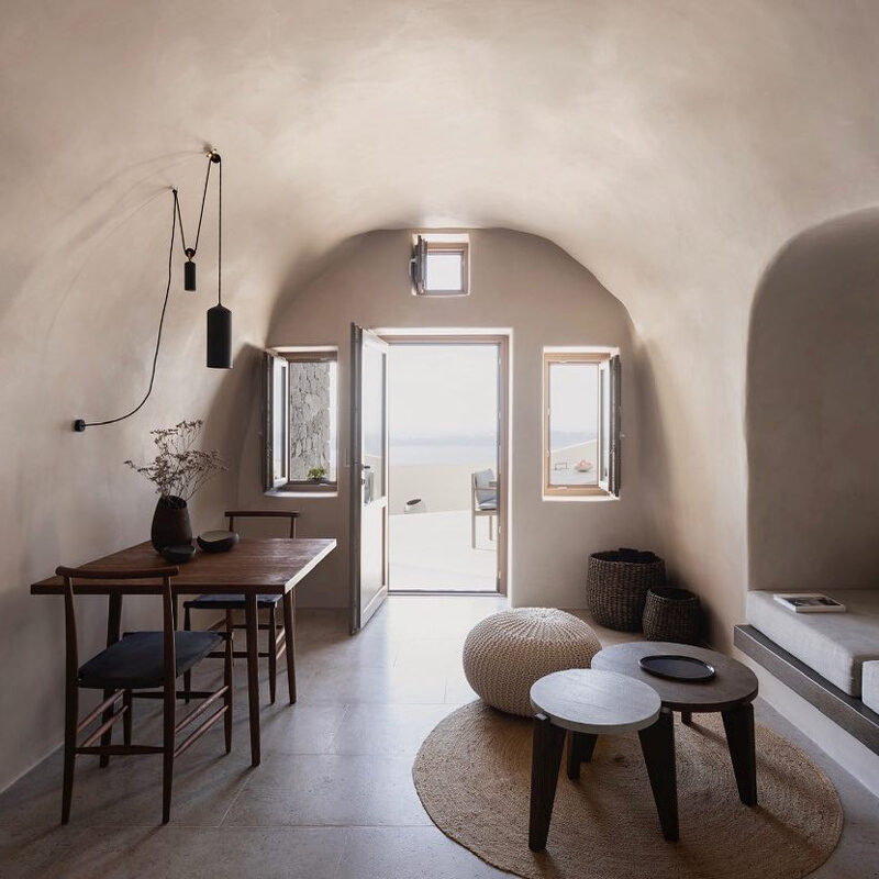 vora villa hotel santorin imerovigli grece k studio