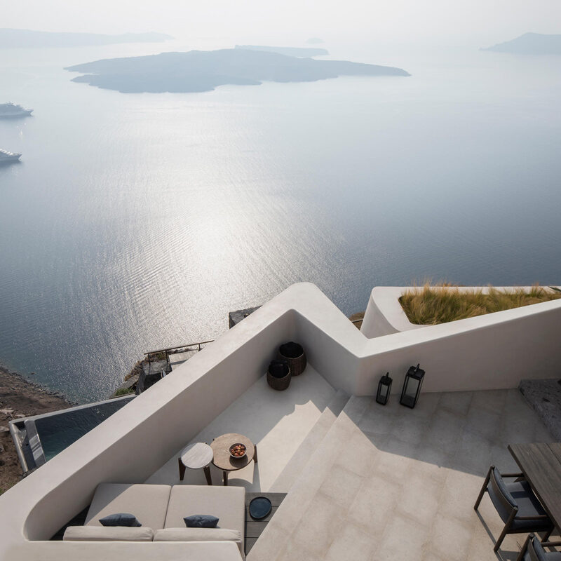 vora villa hotel santorin imerovigli grece k studio