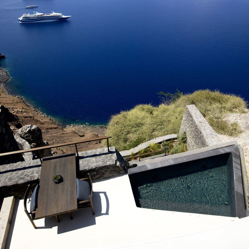 vora villas santorin grece