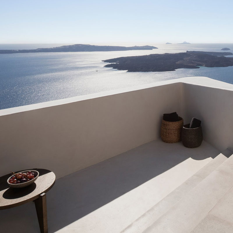 vora villas santorin grece