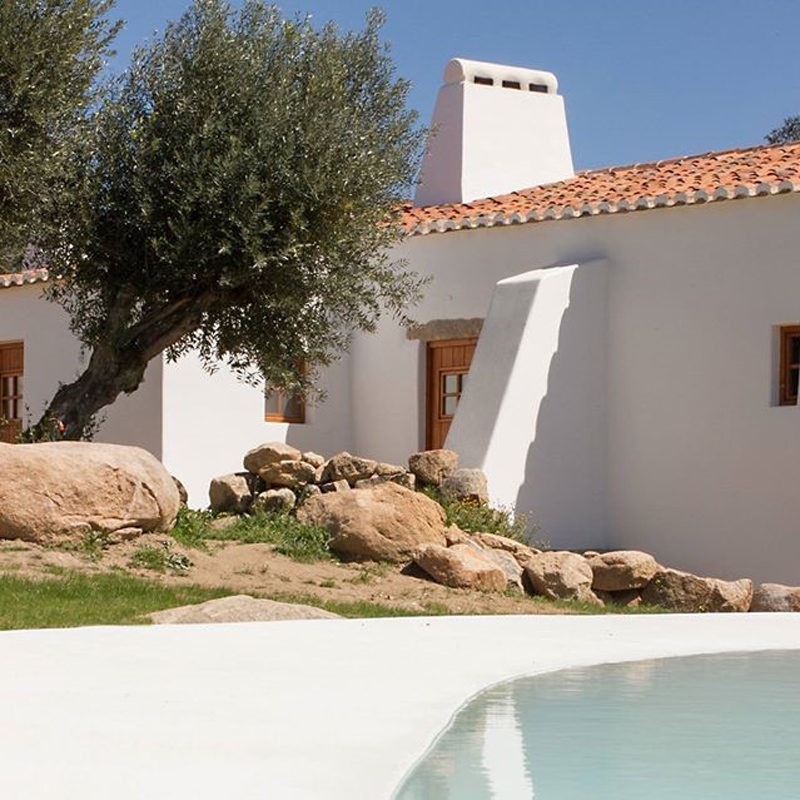 casas caiadas maison hote sabugueiro portugal