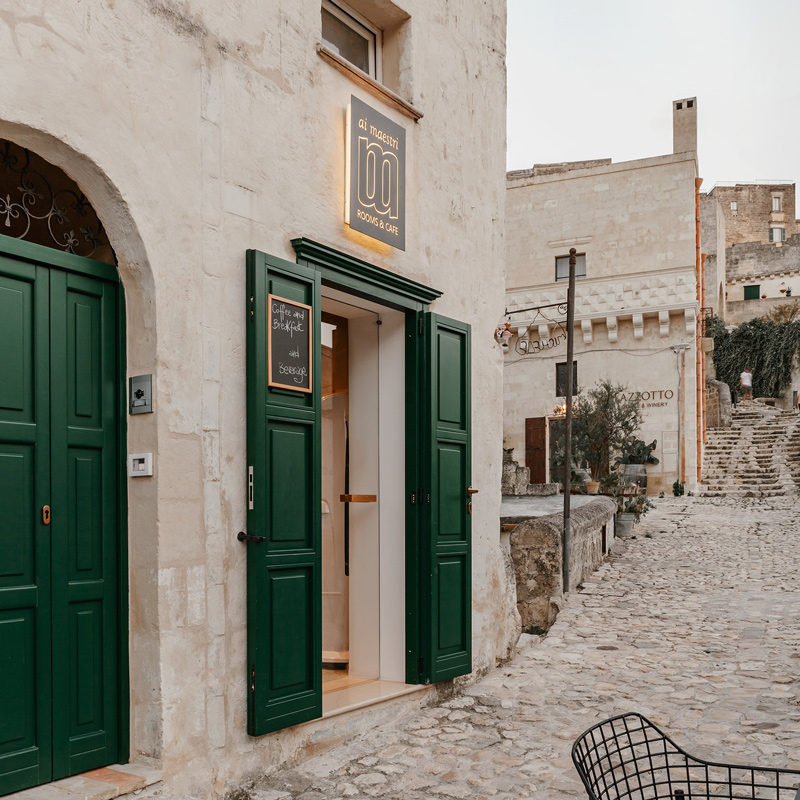 Ai maestri rooms cafe hotel matera italie Billiani