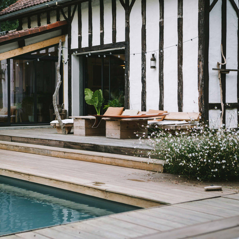 coco barn wood loge landes france