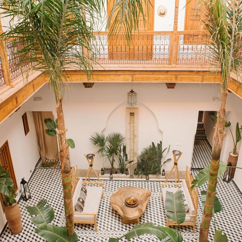 riad le pèlerin marrakech maroc maison hotes