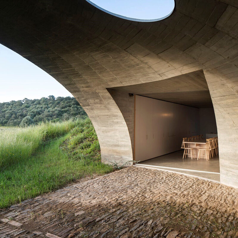 casa na terra monsaraz silent living aire mateus portugal