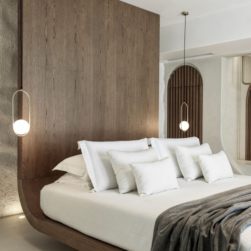 mykonos earth suites hotel megali ammos beach greece omniview