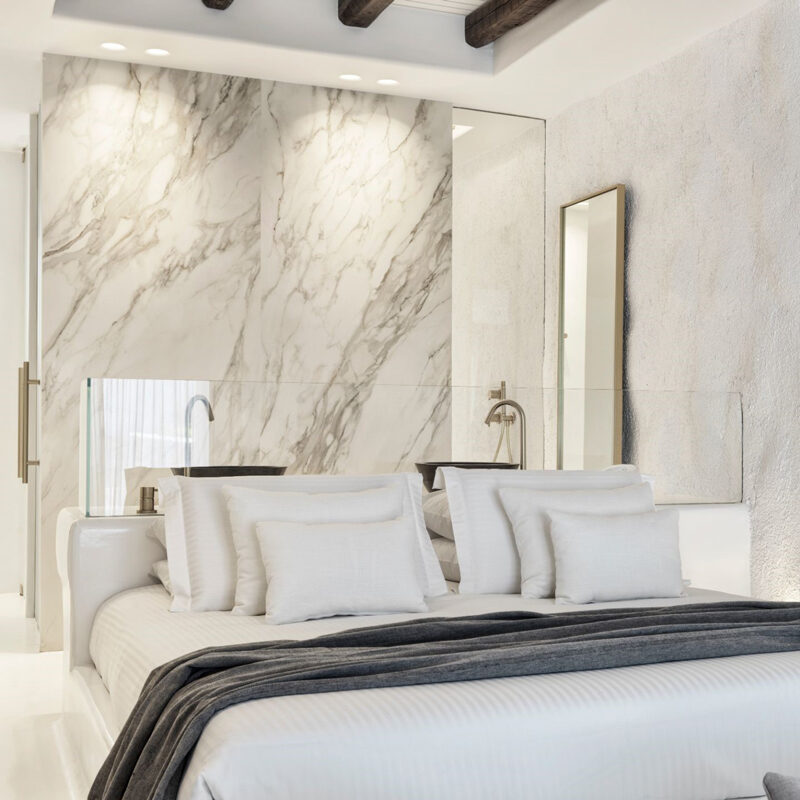 mykonos earth suites hotel megali ammos beach greece omniview