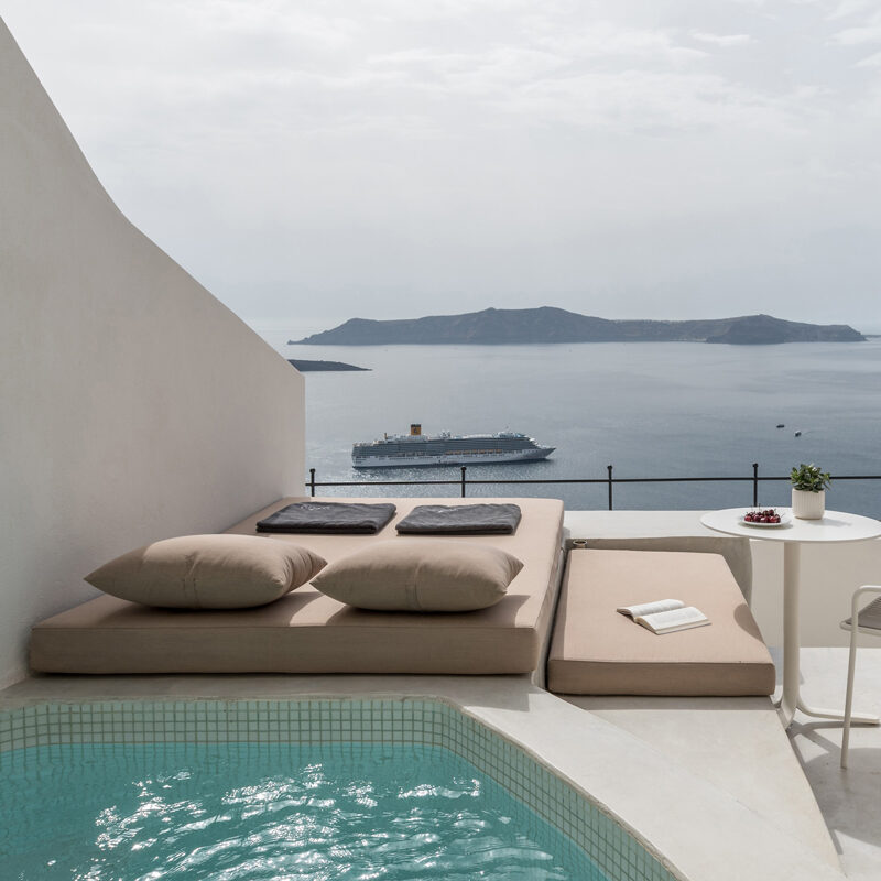 enigma suites santorini fira greece hotel interior design laboratorium