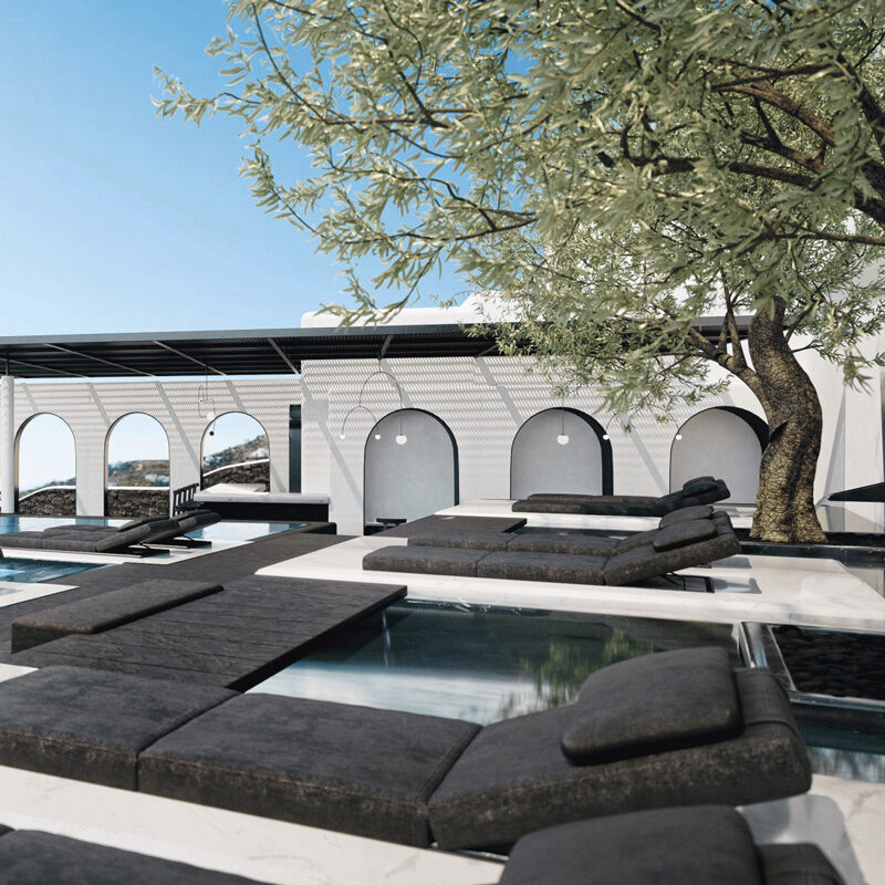 tagoo black mykonos hotel greece mado samiou architecture