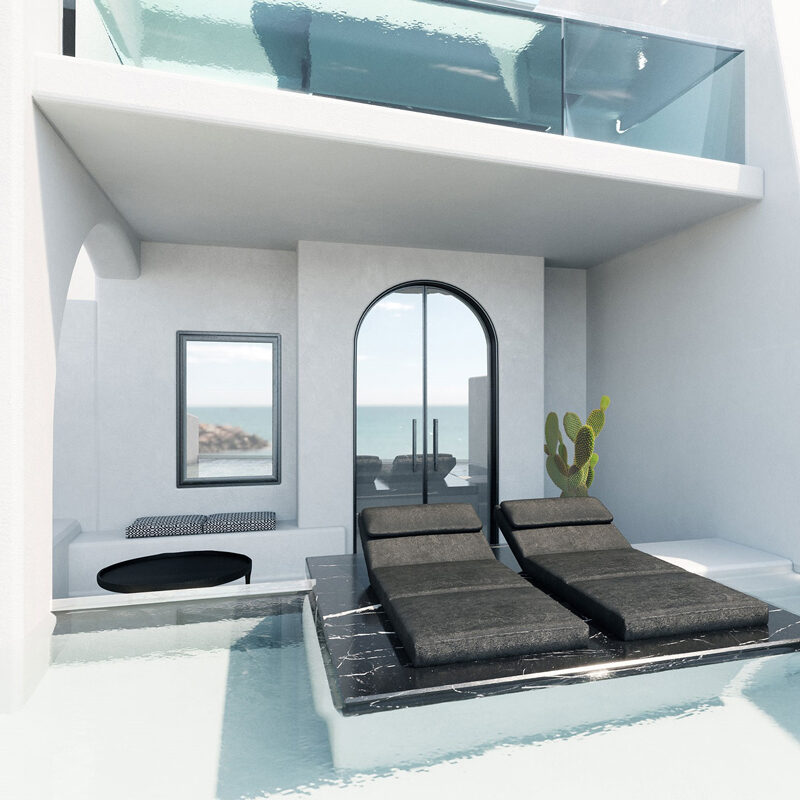 tagoo black mykonos hotel greece mado samiou architecture
