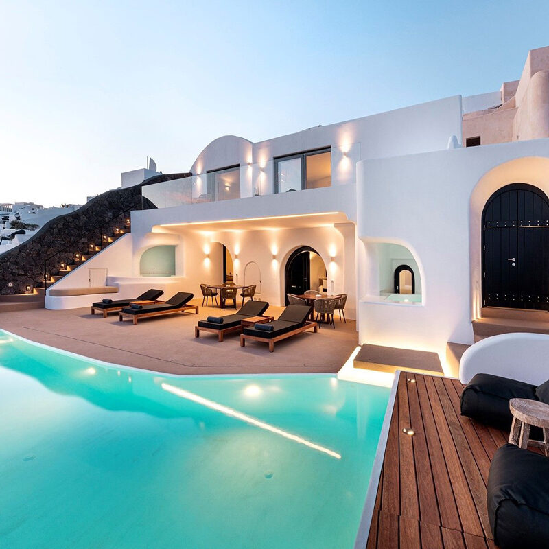 olvos luxury suites hotel oia santorini greece