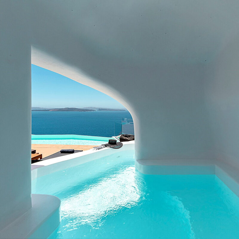 olvos luxury suites hotel oia santorini greece