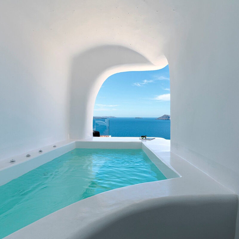 olvos luxury suites hotel oia santorini greece