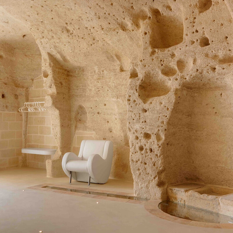 aquatio cave luxury hotel spa matera italy simone micheli