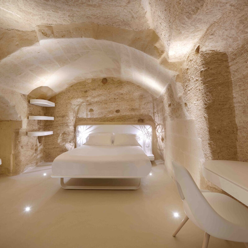 aquatio cave luxury hotel spa matera italy simone micheli