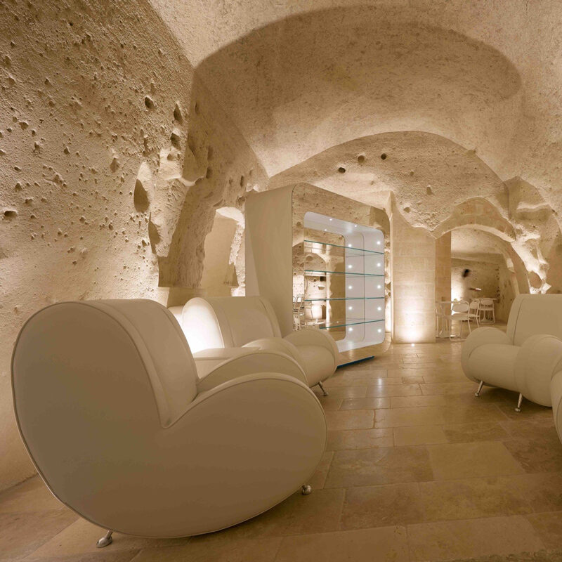 aquatio cave luxury hotel spa matera italy simone micheli