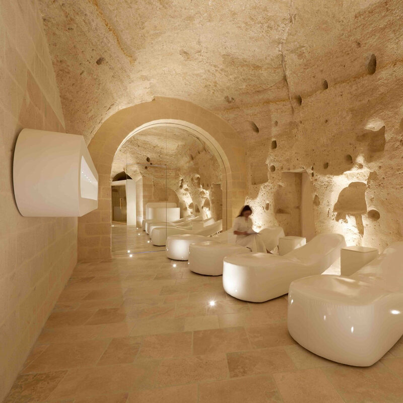 aquatio cave luxury hotel spa matera italy simone micheli