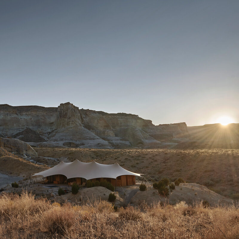 camp sarika by amangiri utah desert united states