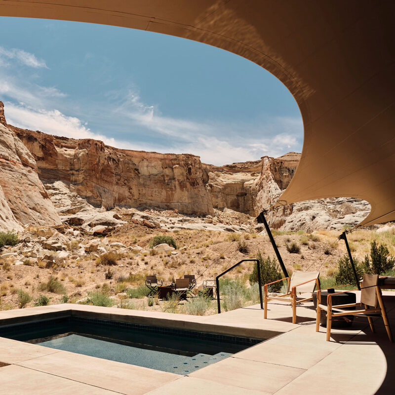 camp sarika by amangiri utah desert united states