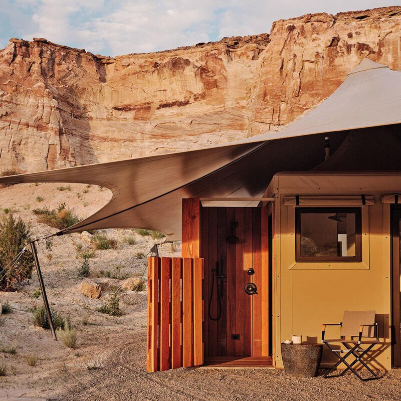 camp sarika by amangiri utah desert united states