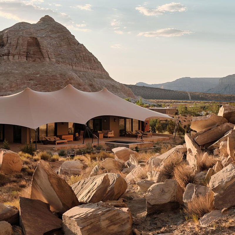 camp sarika by amangiri utah desert united states