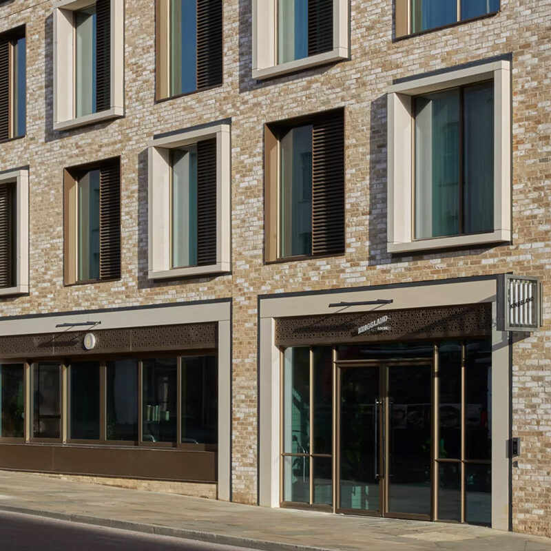kingsland locke hotel dalston london england red deer studio