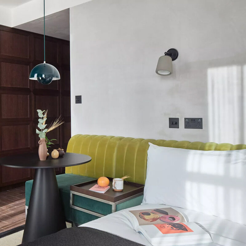 kingsland locke hotel dalston london england red deer studio