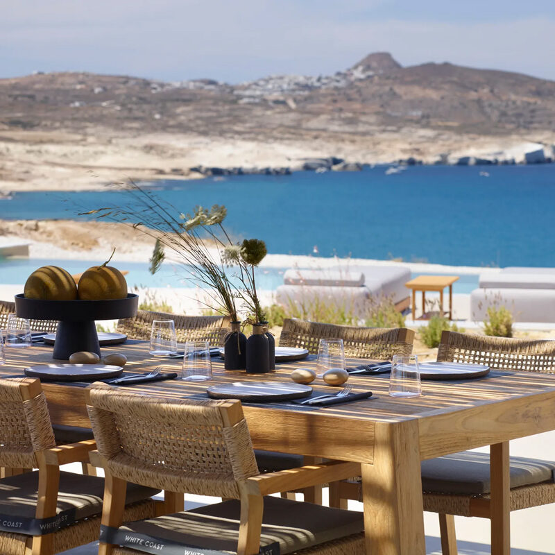 white coast pool suites milos hotel