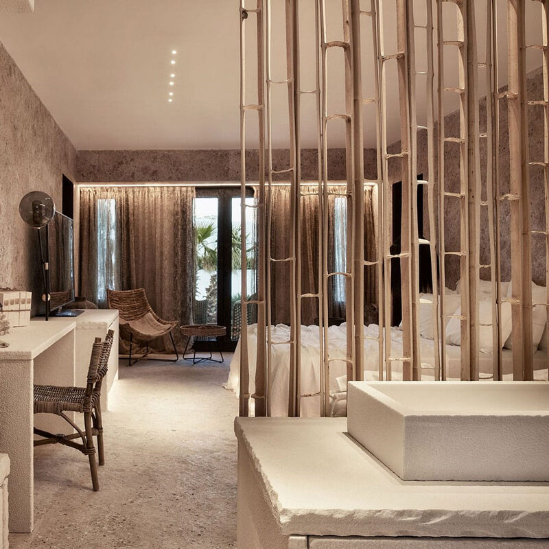myconian o hotel mykonos ornos greece room