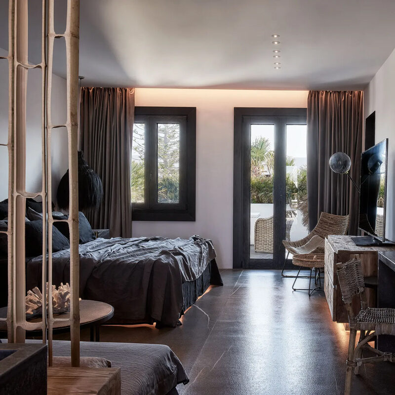 myconian o hotel mykonos ornos greece room