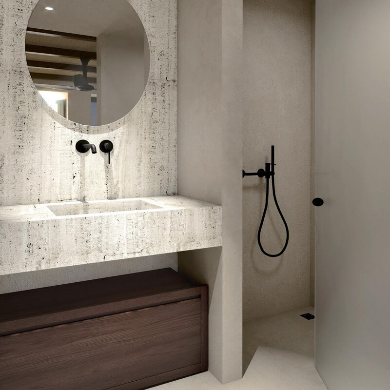 rocabella mykonos hotel agios stefanos greece Stones and Walls