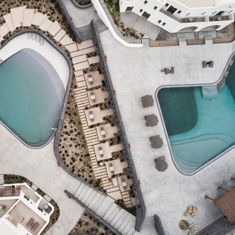 orama hotel spa fira santorini greece