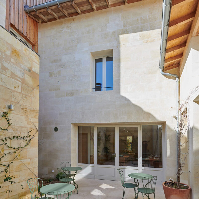badon boutique hotel saint emilion france touton architectes