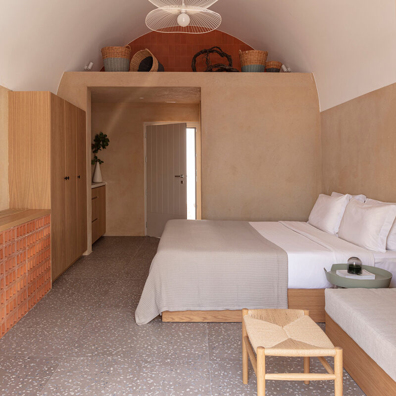ethos vegan suites hotel santorini greece kapsimalis architects