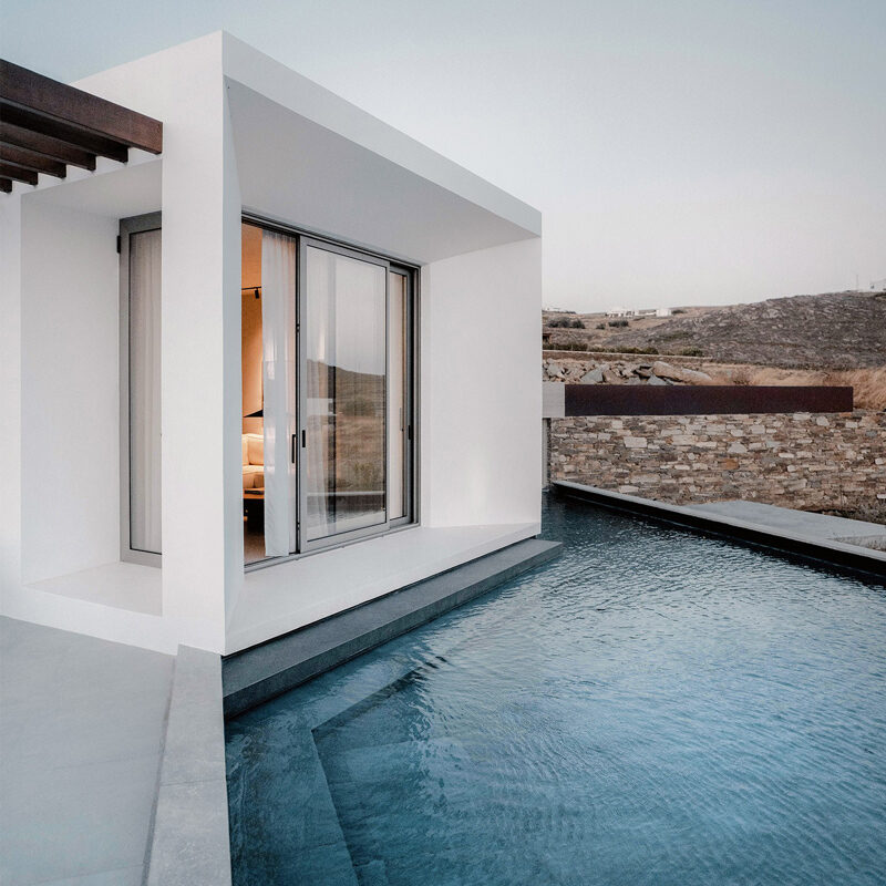 pnoes tinos greece hotel luxury villa