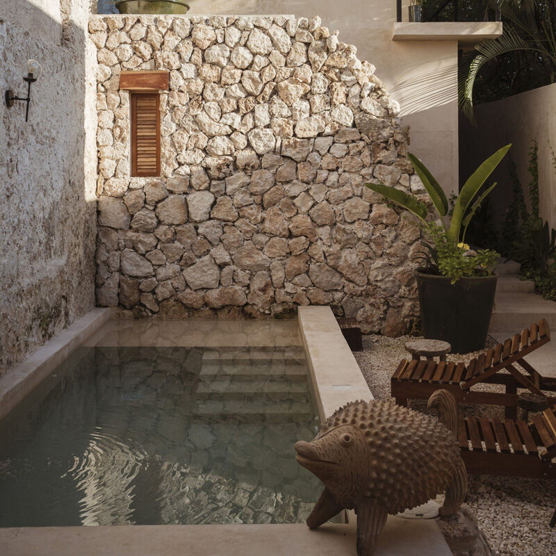 refugio bajo las hojas hotel campeche mexico punto arquitectonico