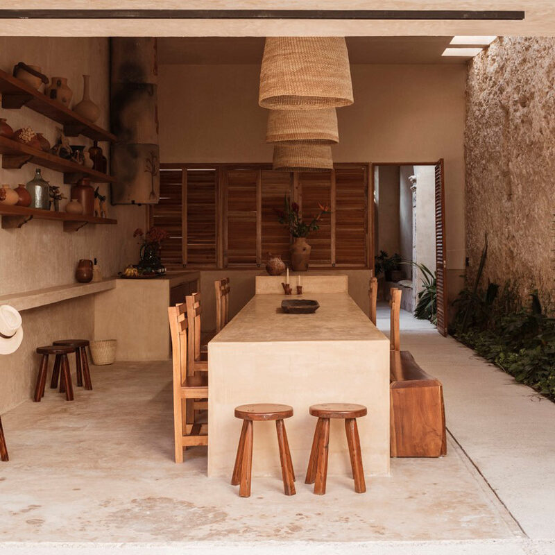refugio bajo las hojas hotel campeche mexico punto arquitectonico