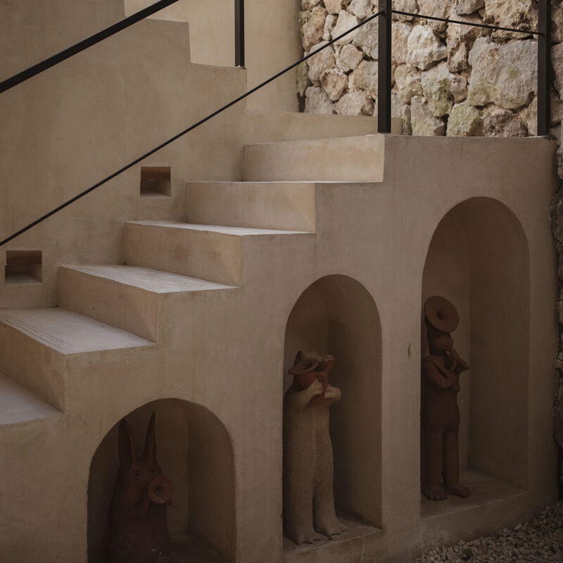 refugio bajo las hojas hotel campeche mexico punto arquitectonico